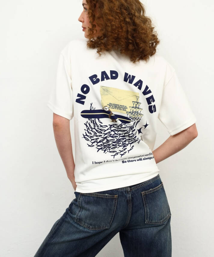 NO BAD WAVES T-SHIRT - 1