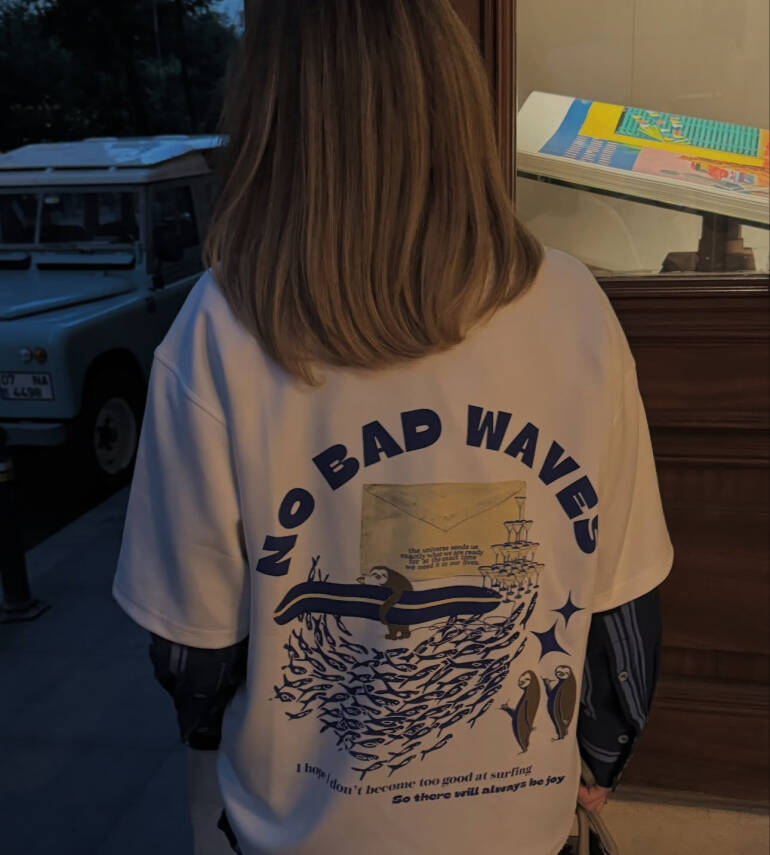 NO BAD WAVES T-SHIRT - 5